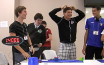 Fastest time in completing a 6x6 Rubik's cube: Kevin Hays sets world record